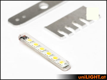 uniLIGHT 5mm BAR Strobe Light, 12Wx2, for 8/12V, color white