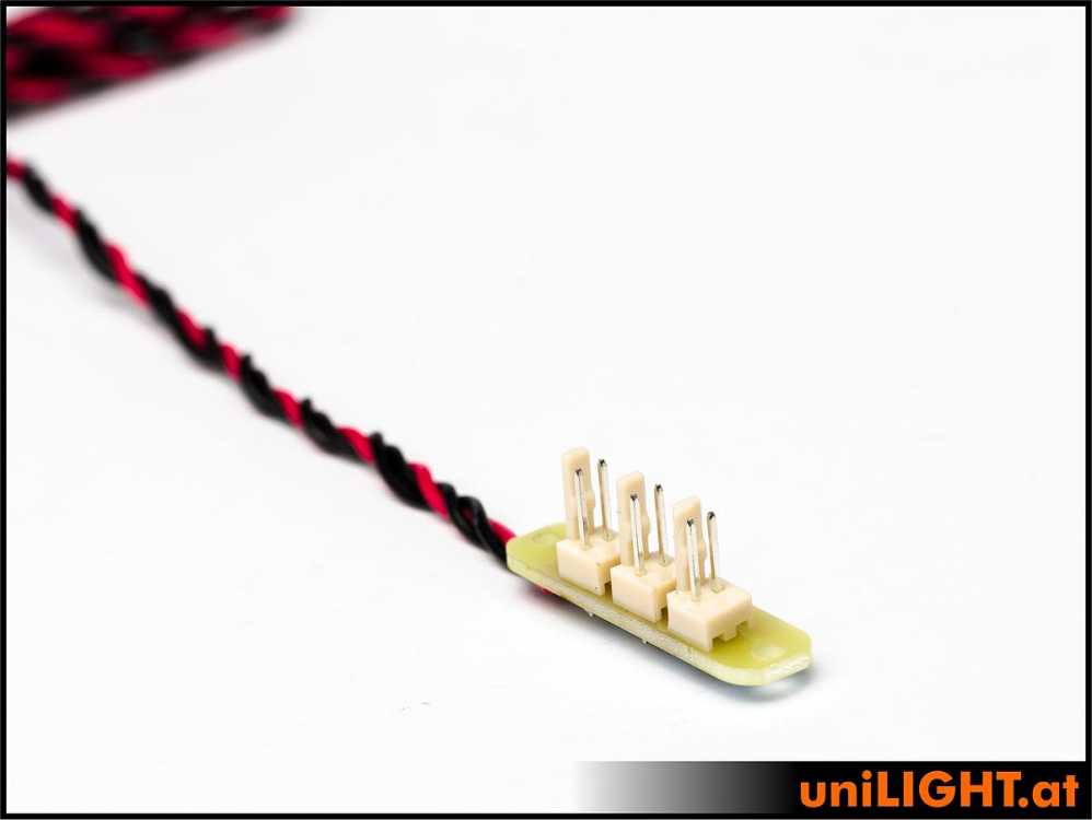 uniLIGHT Y-Kabel dreifach, 1000mm, (Anschluss für 3 Lichter an einem Ausgang)