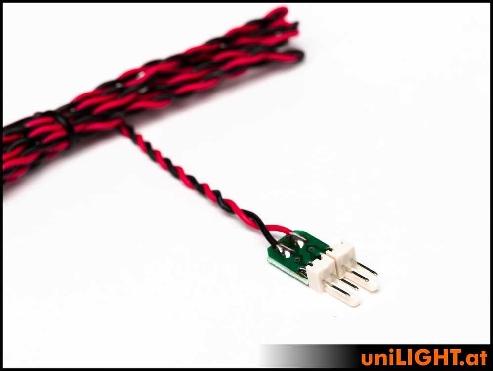 uniLIGHT Y-Kabel, 1000mm, (Anschluss für 2 Lichter an einem Ausgang)