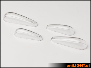 uniLIGHT elongated light covers for 12mm and 14mm lights, PU