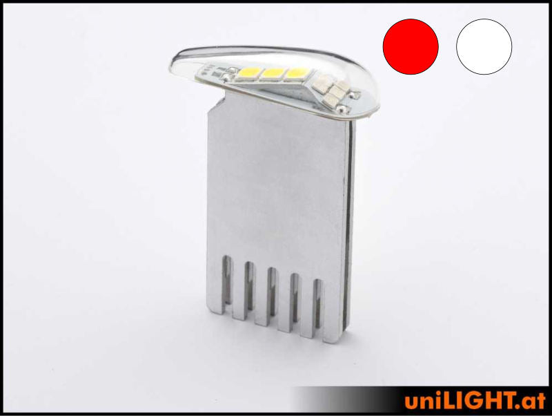 uniLIGHT 14mm DUAL Navigation and Strobe, 32Wx2, for 8/12V