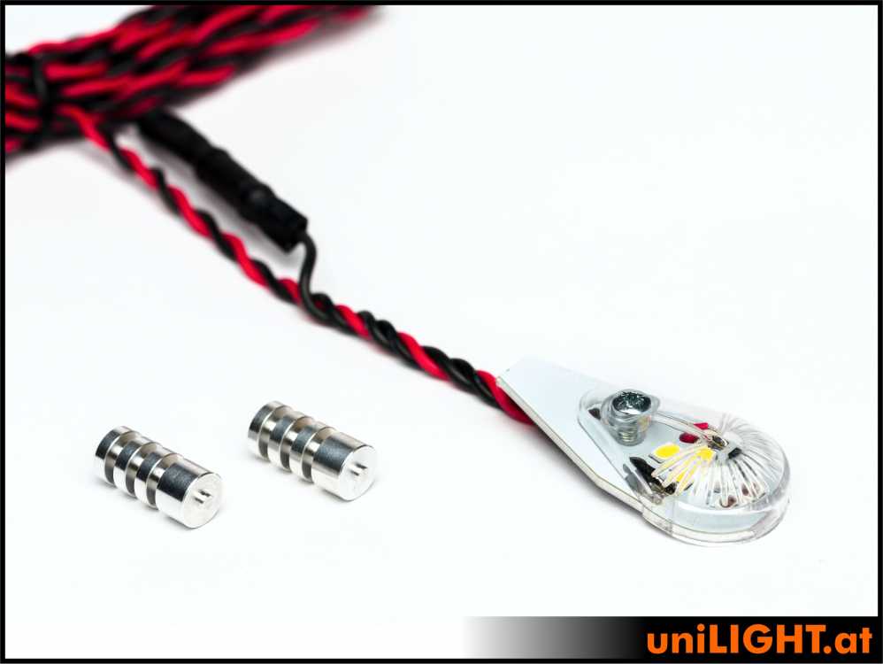 uniLIGHT 16mm DUAL Navigation und Blitzlicht, 10Wx2, für 8/12V, Farbe grün/weiß