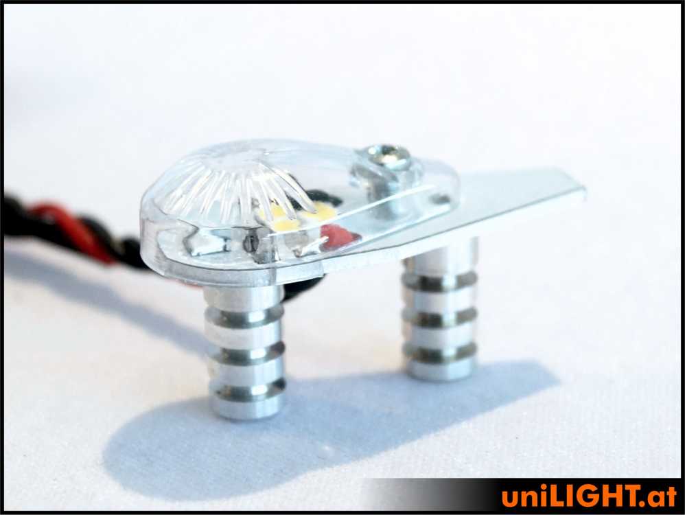 uniLIGHT 16mm DUAL Navigation und Blitzlicht, 10Wx2, für 8/12V, Farbe grün/weiß