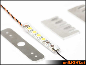 uniLIGHT 5mm DUAL Navigation und Blitzlicht, 10Wx2, für 8/12V, Farbe grün/weiß