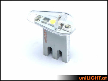 uniLIGHT 7mm Dual-Navigationslichtmodul, 4Wx2, SET (1xGrün, 1xRot / Blitzlicht)