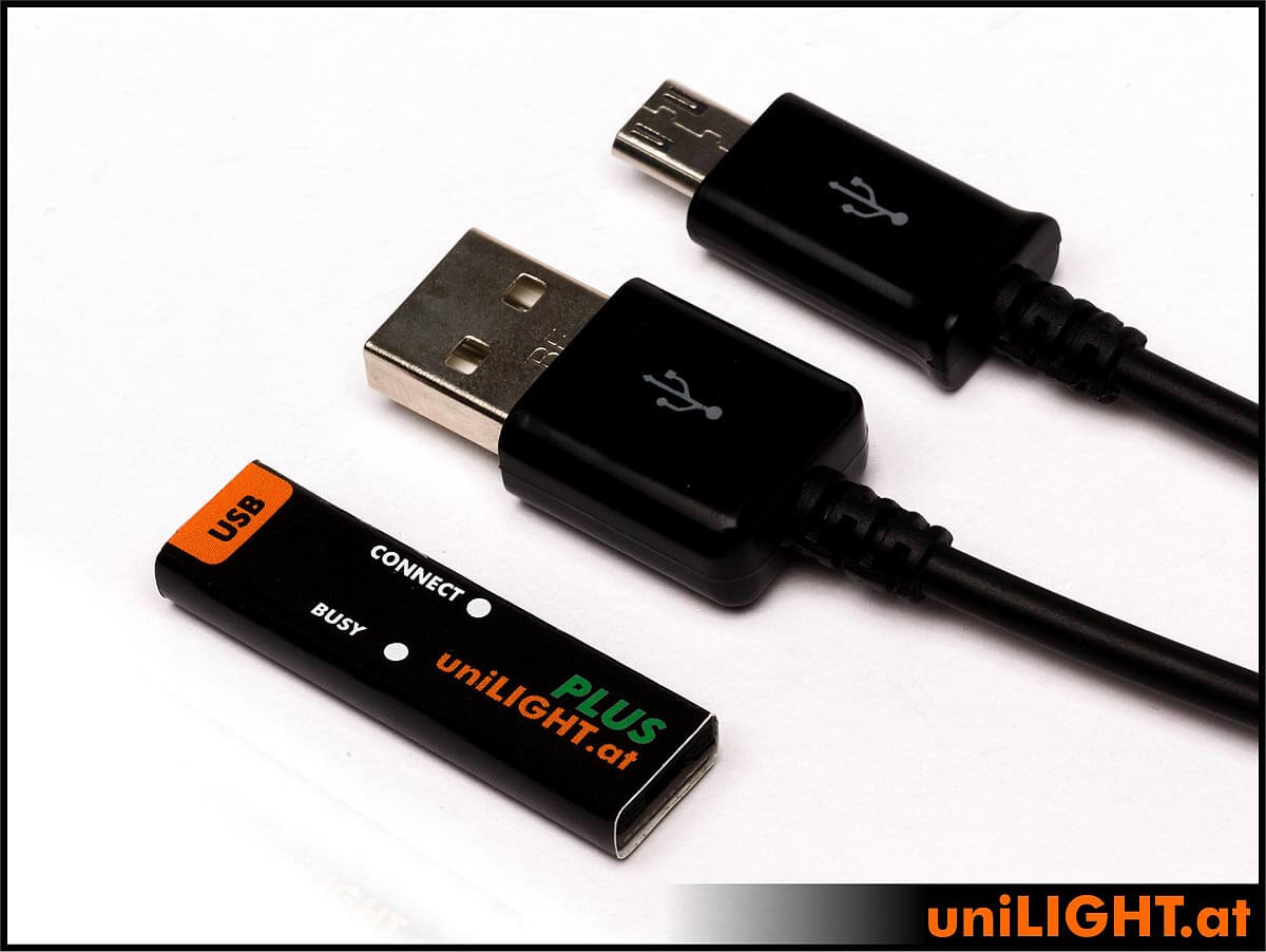 uniLIGHT Programming Cable for uniLIGHT B2plus, E8plus and Embedded Controllers