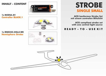 uniLIGHT Beleuchtungsset Segler STROBE Small (Inhalt siehe Beschreibung)