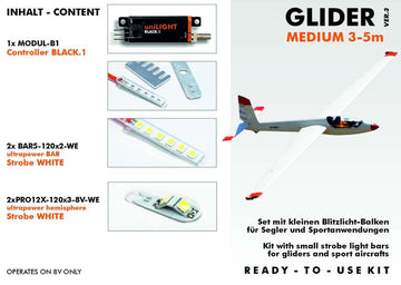 uniLIGHT Beleuchtungsset Segler Medium 3-5m Spw. (Inhalt siehe Beschreibung)