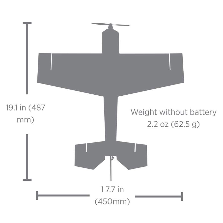 UMX Eratix 3D FF (Flat Foamy), 450mm BNF Basic mit AS3X und SAFE Select, # EFLU02050