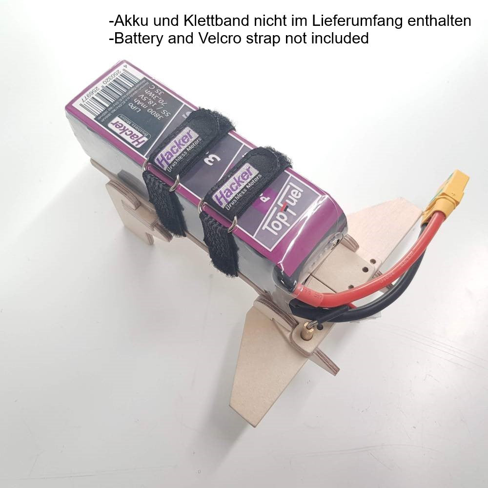 Akku-Halterung und Schlitten, Variabel (Bausatz)