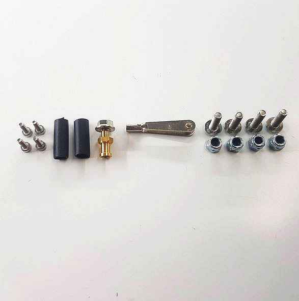 Schleppkupplung mit Flitschenhaken für 15 mm Servo, Wemo # SK-F15