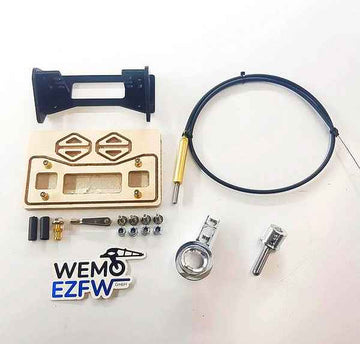 Schleppkupplung mit Flitschenhaken für 20 mm Servo, Wemo # SK-F20