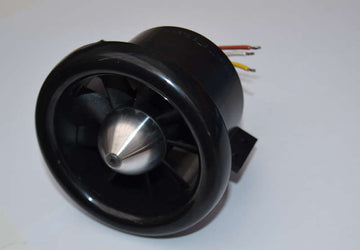Mini-Fan EVO Impeller mit HET2W22 Motor montiert und gewuchtet