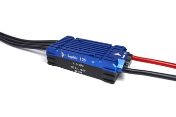 Brushless-Regler YGE 125 Saphir V2, 4-8S, 12A / 5.5-12V BEC, Telemetrie, Lüfter