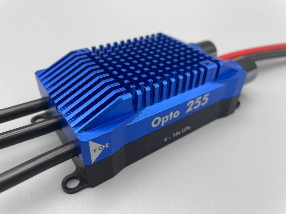 Brushless-Regler YGE 255 HVT Opto, 6-16S, Telemetrie