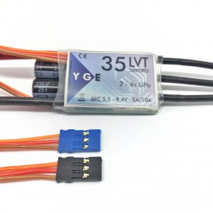 Brushless-Regler YGE 35 LVT mit BEC (5,5-8,4V) und Telemetrie