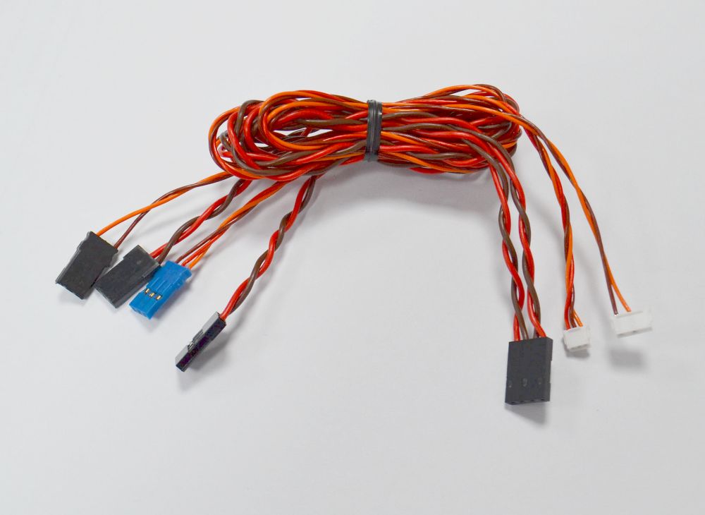 YGE Wiring Harness for 205 HV ESC (BEC, Signal, and Telemetry Cables)