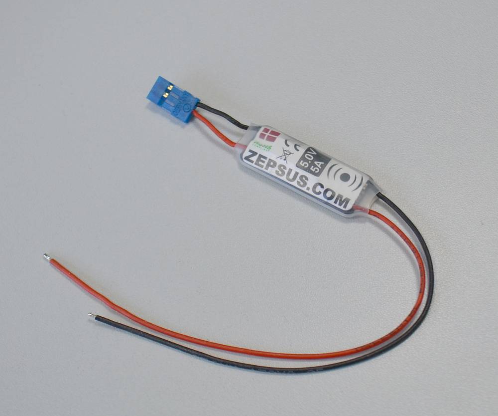 Zepsus Magnetschalter NANO m. Spann.-regler 5,0V, 5A /20A Kurzz., für RES/DLG
