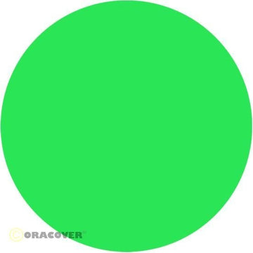 ORACOVER Bügelfolie grün fluor., 600mm breit, # 21-041-010