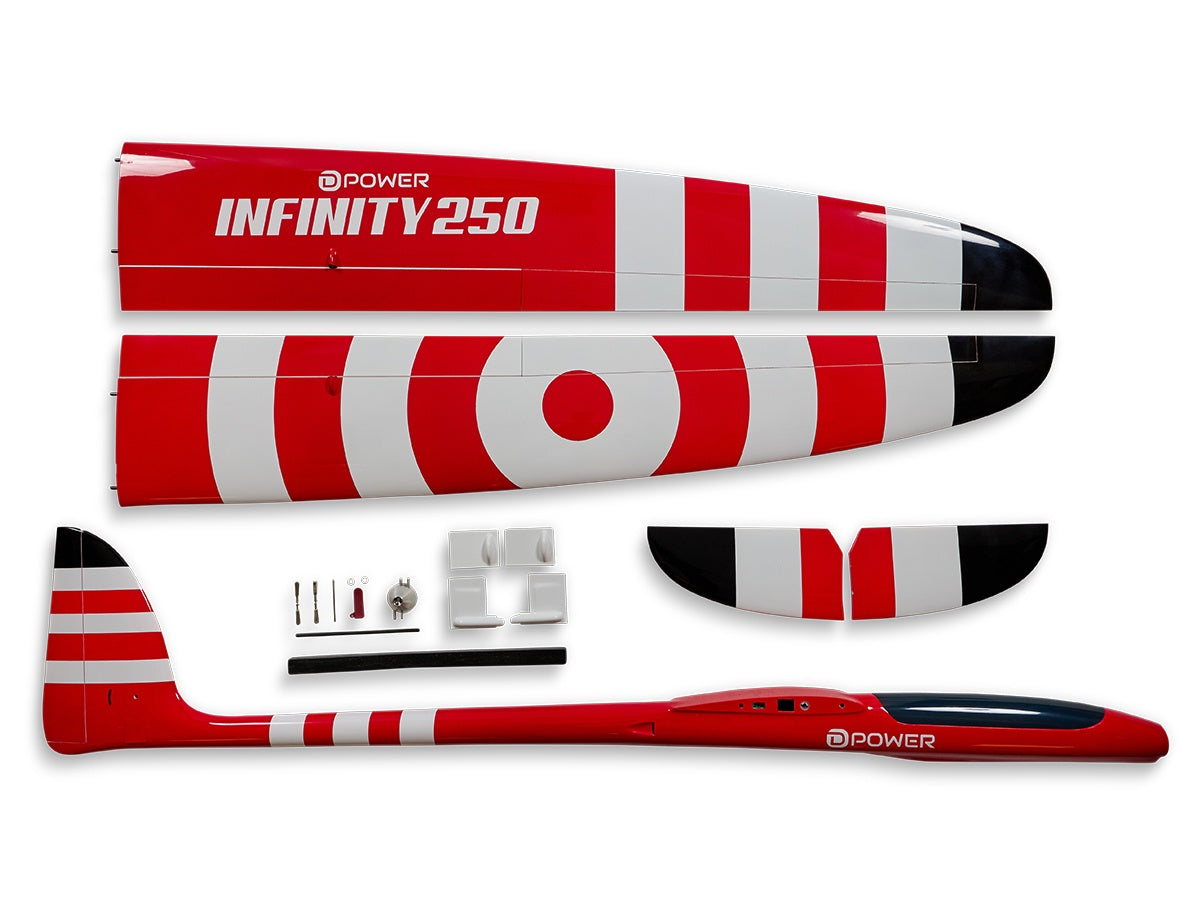 Infinity 250 V2, Elektrosegler in voll-GFK, 2500 mm, ARF+, D-Power # IFT250XV2