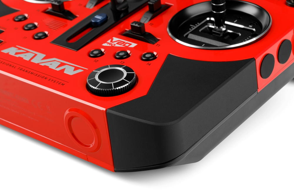 KAVAN Sender V20 PRO, rot, 24-Kanal, 2.4GHz, # KAV16.1012
