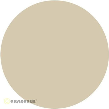 ORACOVER Bügelfolie cream, 60cm breit, "Menge 1" = 1m Liefermenge (0,6m²)
