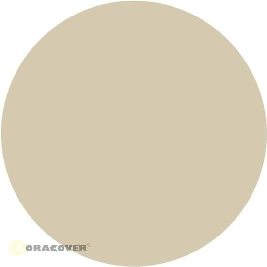 ORACOVER Bügelfolie cream, 60cm breit, "Menge 1" = 1m Liefermenge (0,6m²)