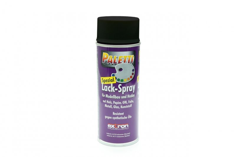 PALETTI-Kunstharz-Lackspray, schwarz-matt, 400ml