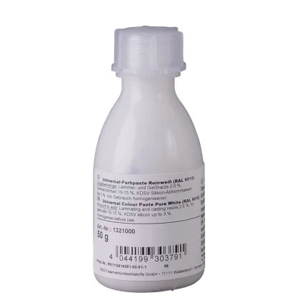 Universal-Farbpaste reinweiß (RAL 9010), 50g, R&G # 132100-0