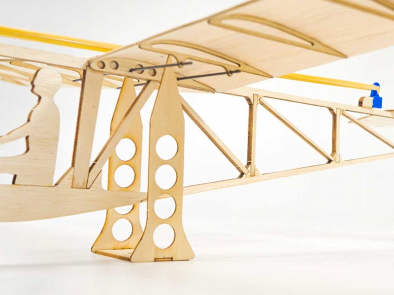 SG 38 School Glider, Wingspan 638mm, Rubber Model, Pichler # 15372