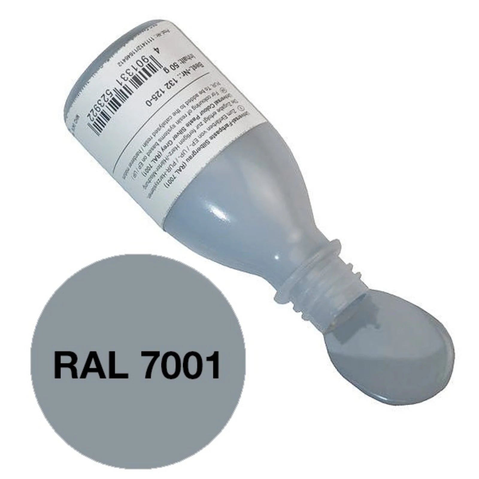 Universal colour paste silver-grey (RAL 7001), 50g, R&G # 132125-0