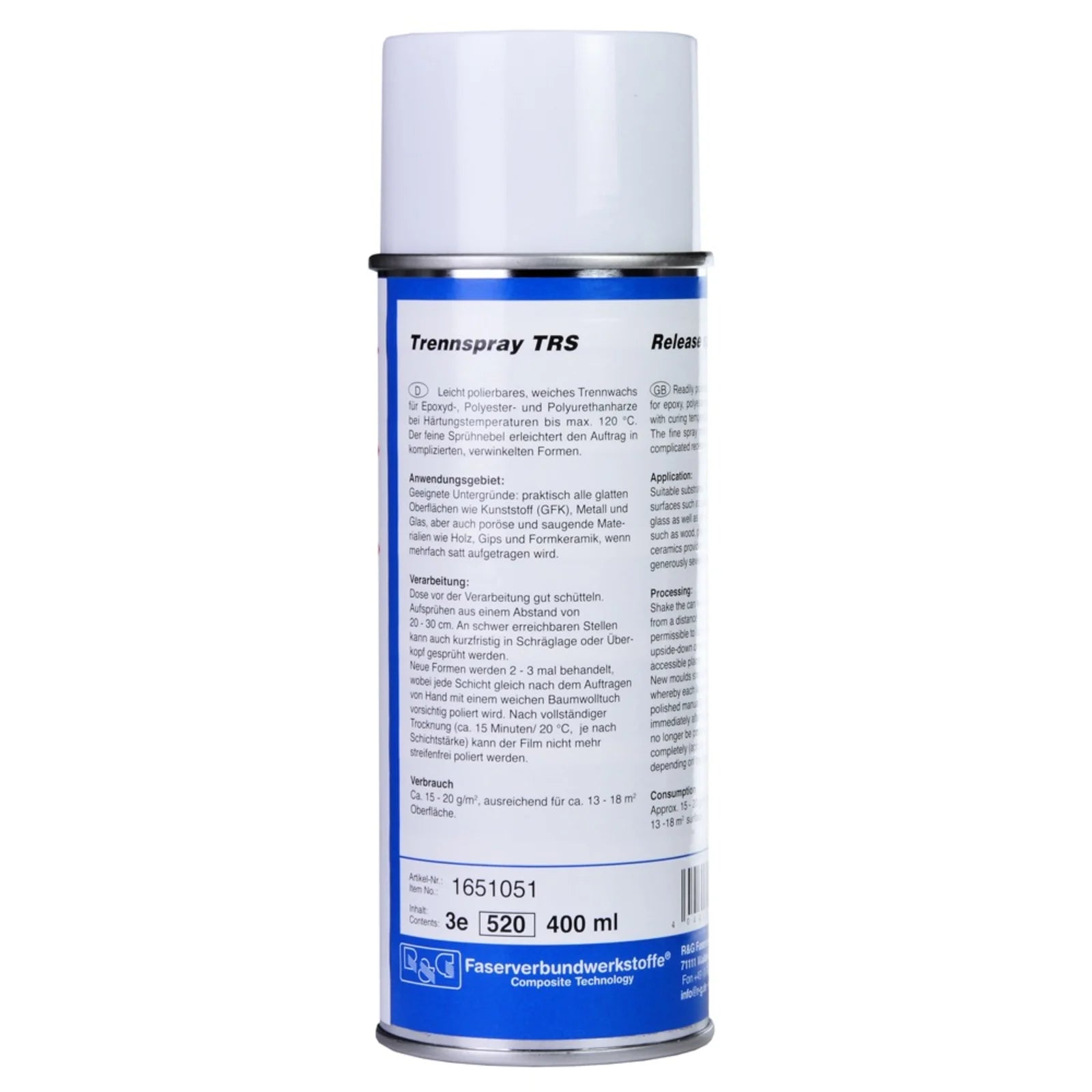 Trennspray (400ml), R&G # 165105-1