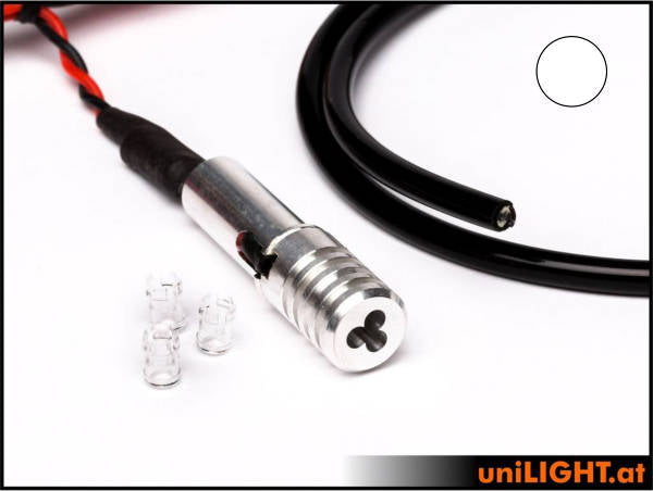 uniLIGHT 3mm FIBER Strobe Light, Triple, 8Wx2