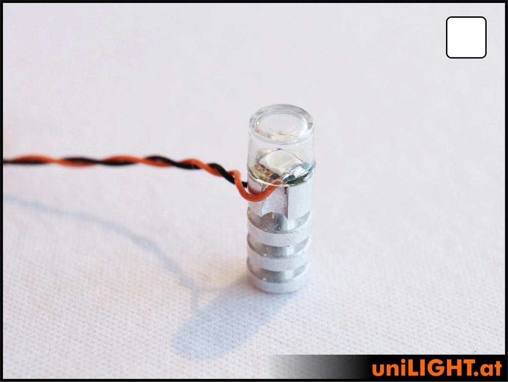 uniLIGHT 7mm SLIM Blitzlicht, 3Wx2, KURZE Ausführung