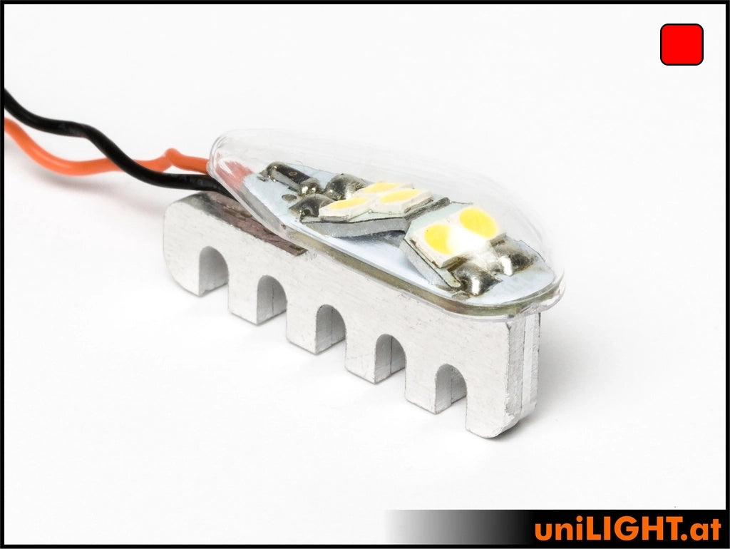 uniLIGHT 9mm PRO Blitzlicht, 10Wx2, kurze Bauform