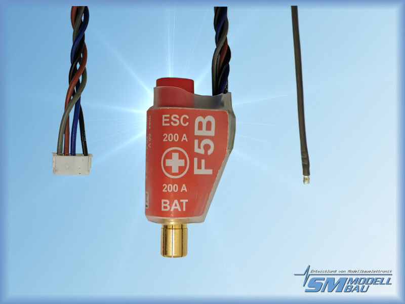 UNILog Stromsensor 400A mit 6mm LMT Goldkontakt (Akku - = Stecker), SM # 2517