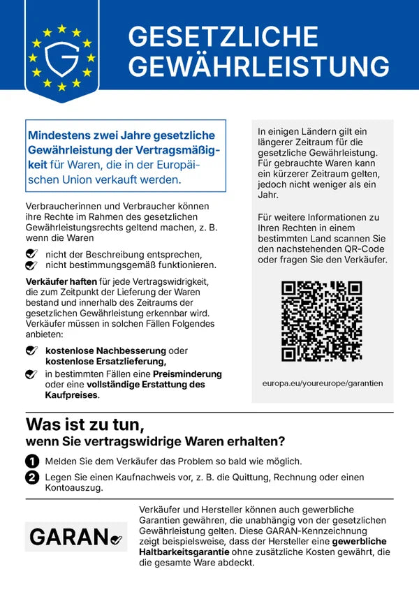 EU legal guarantee label